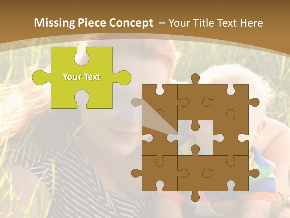 Mom With Baby PowerPoint Template