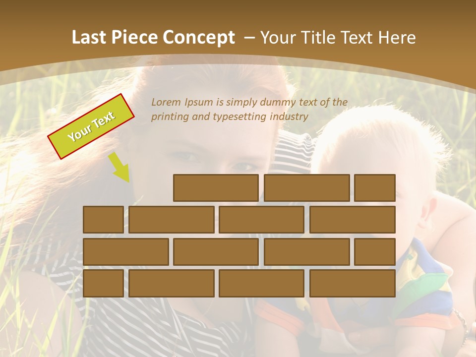 Mom With Baby PowerPoint Template