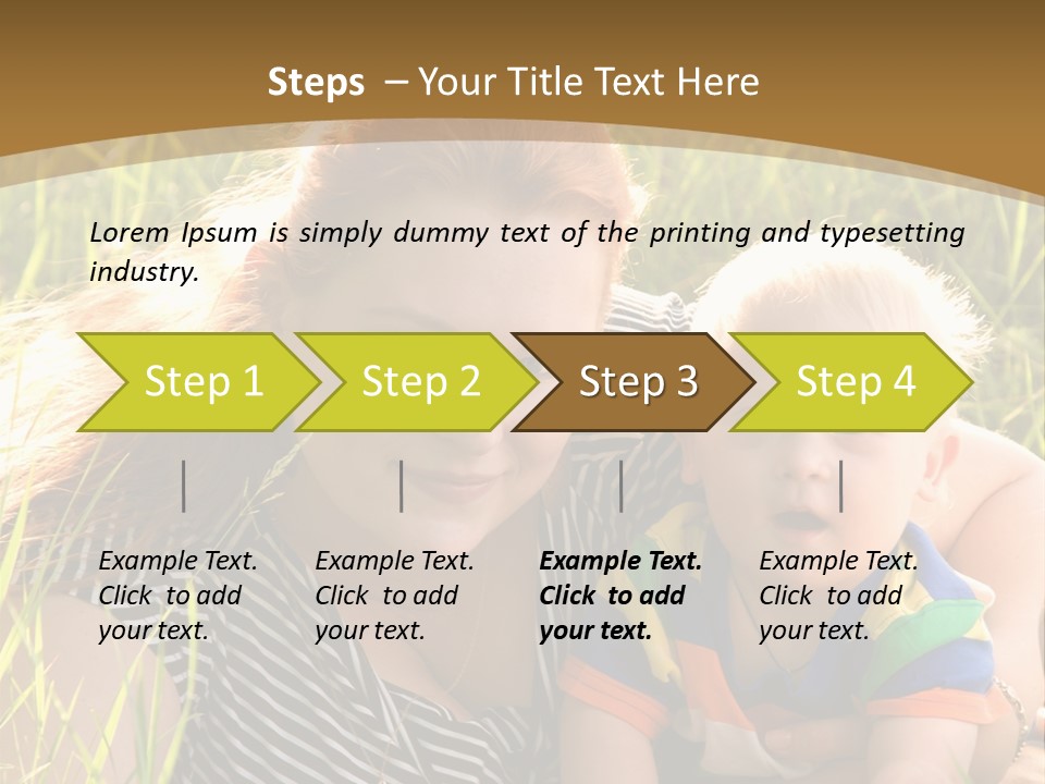 Mom With Baby PowerPoint Template