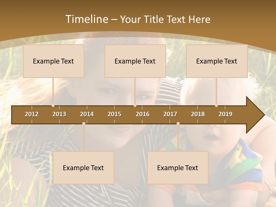 Mom With Baby PowerPoint Template