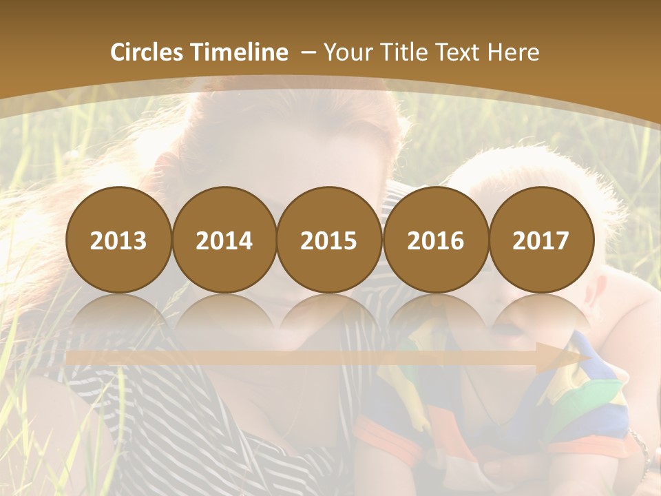 Mom With Baby PowerPoint Template