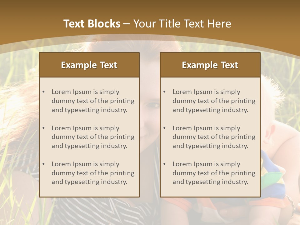 Mom With Baby PowerPoint Template