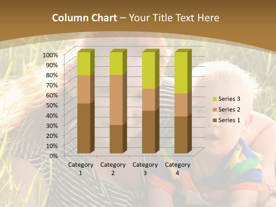 Mom With Baby PowerPoint Template