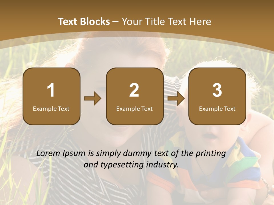 Mom With Baby PowerPoint Template