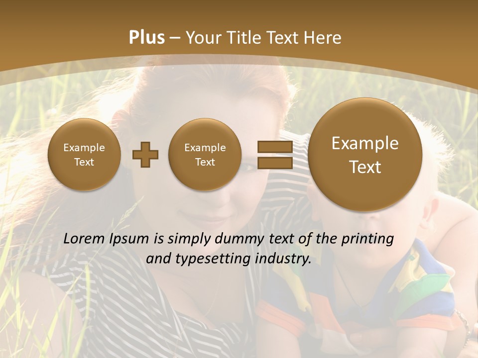 Mom With Baby PowerPoint Template