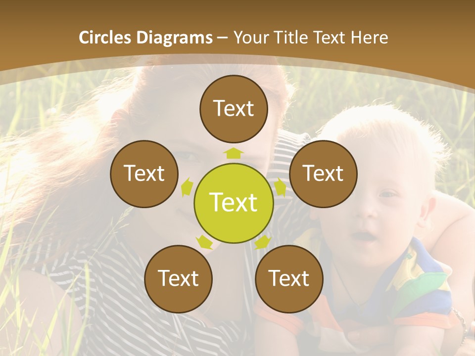 Mom With Baby PowerPoint Template