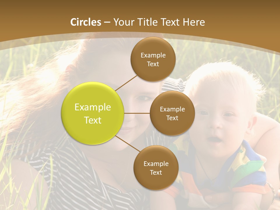 Mom With Baby PowerPoint Template