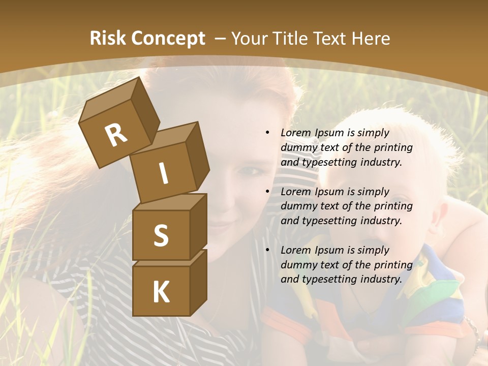 Mom With Baby PowerPoint Template