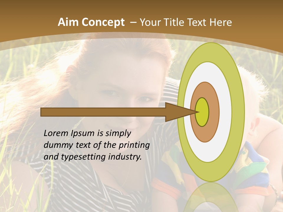 Mom With Baby PowerPoint Template