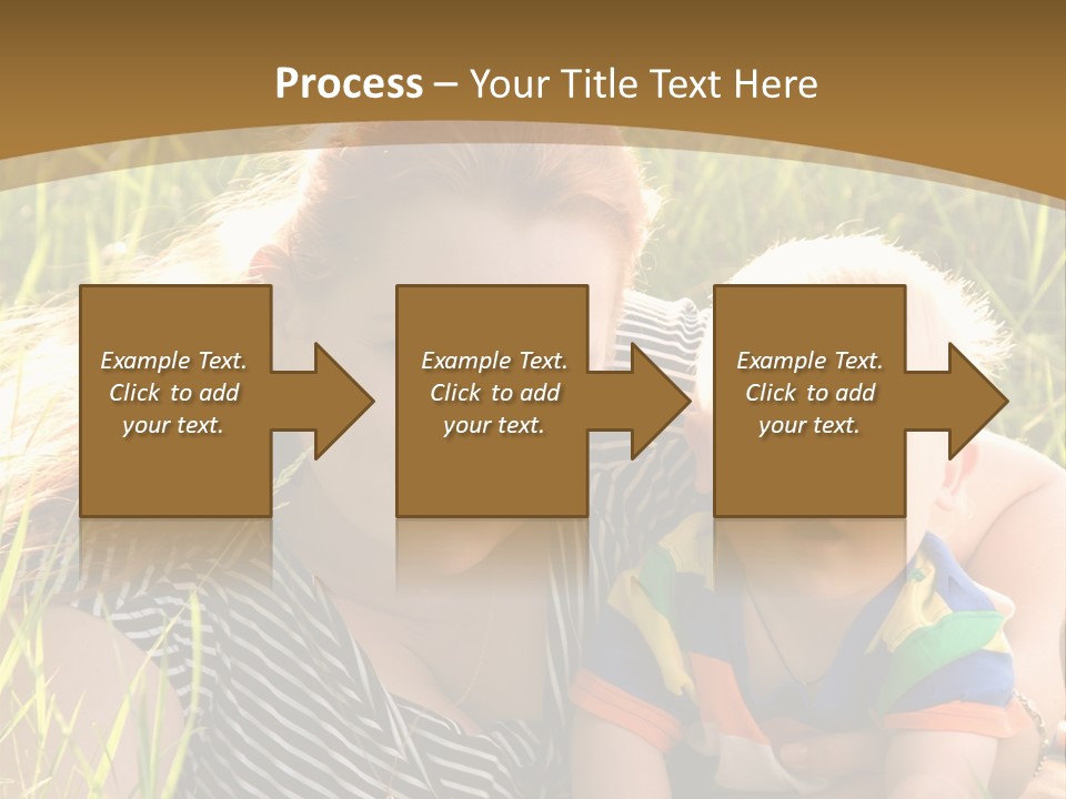 Mom With Baby PowerPoint Template