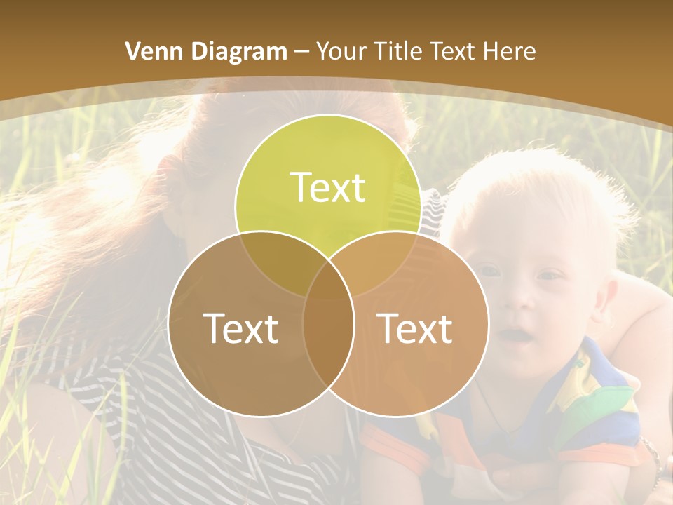 Mom With Baby PowerPoint Template