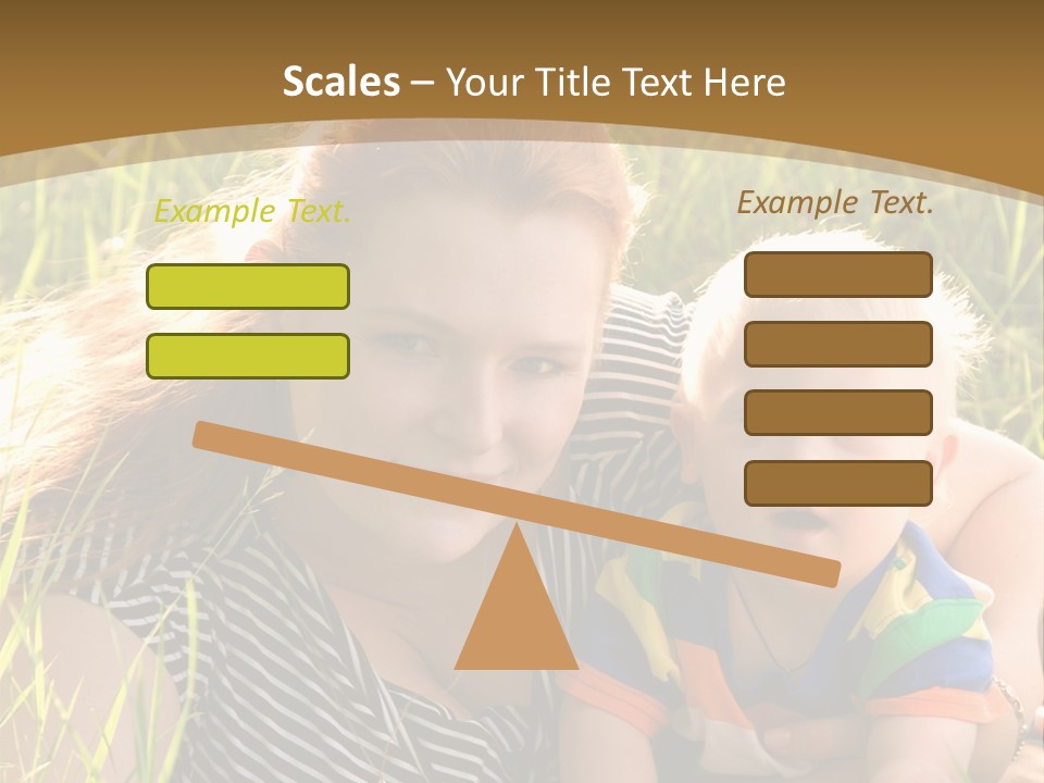 Mom With Baby PowerPoint Template