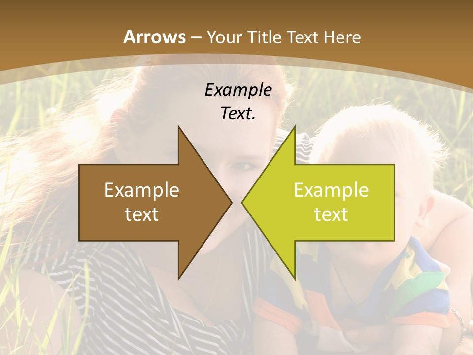 Mom With Baby PowerPoint Template