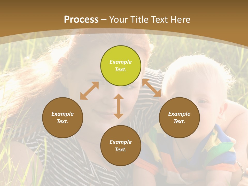 Mom With Baby PowerPoint Template