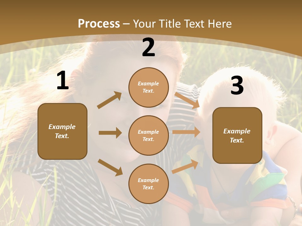 Mom With Baby PowerPoint Template