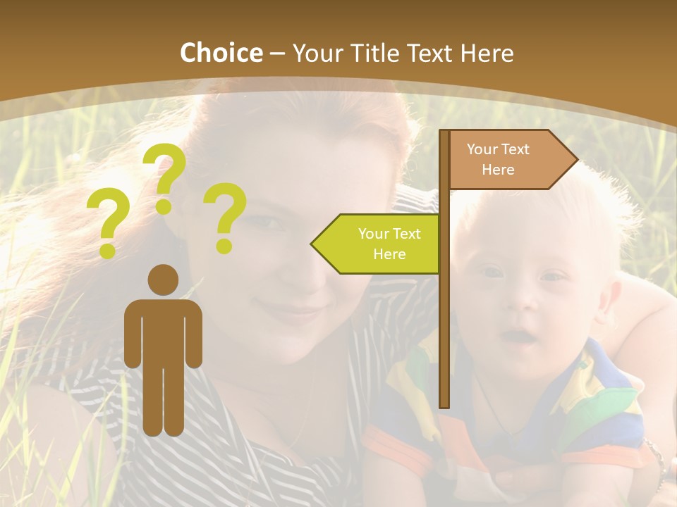 Mom With Baby PowerPoint Template