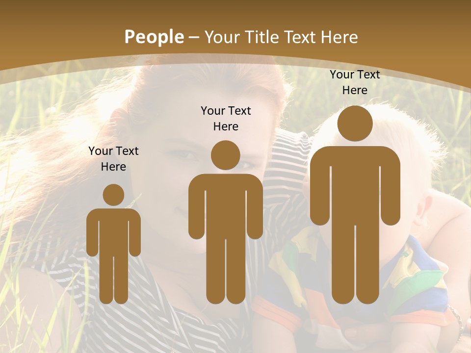 Mom With Baby PowerPoint Template