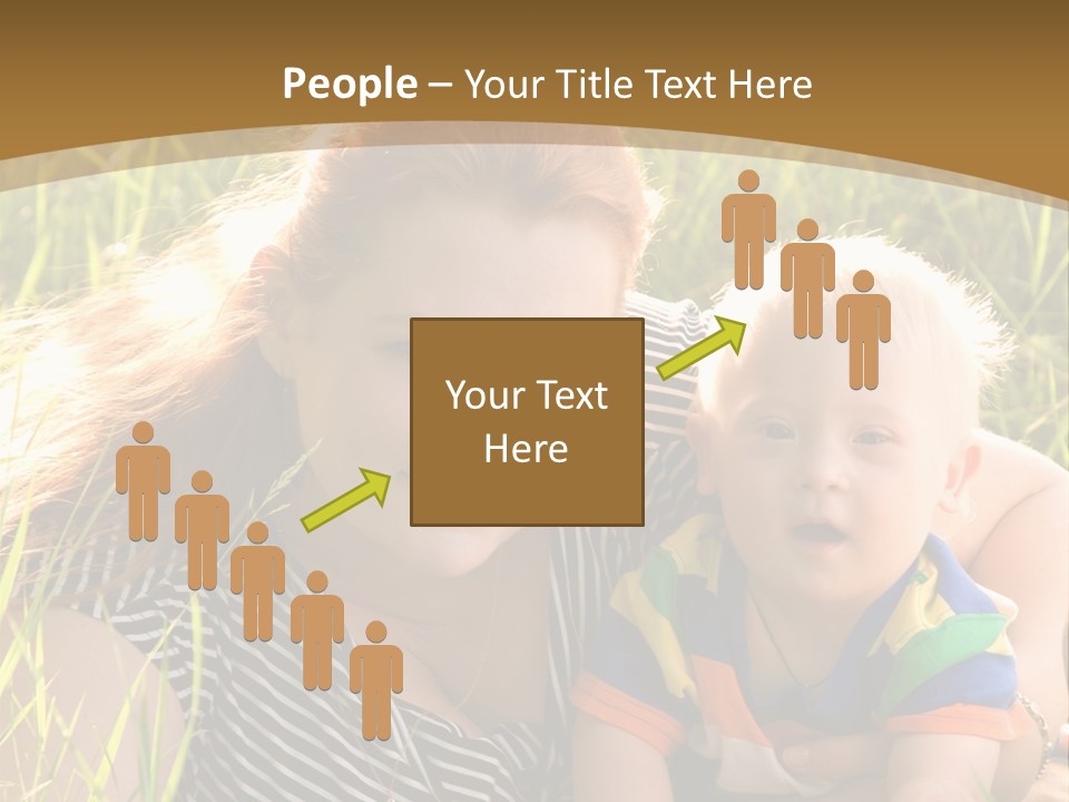 Mom With Baby PowerPoint Template