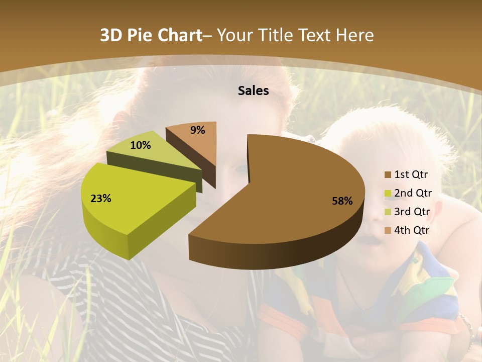 Mom With Baby PowerPoint Template