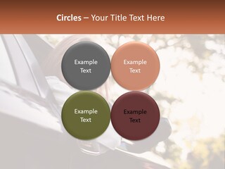 The Girl In The Car PowerPoint Template