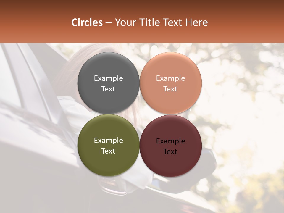 The Girl In The Car PowerPoint Template
