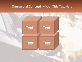 The Girl In The Car PowerPoint Template