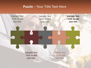 The Girl In The Car PowerPoint Template