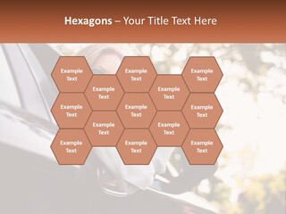 The Girl In The Car PowerPoint Template