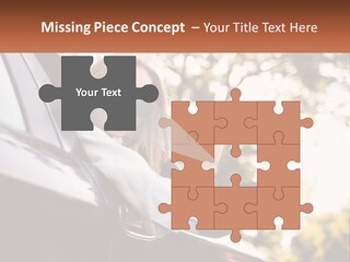 The Girl In The Car PowerPoint Template