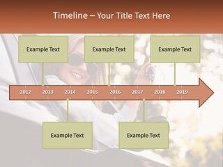 The Girl In The Car PowerPoint Template