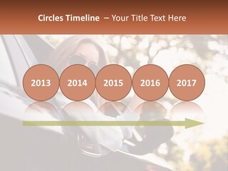The Girl In The Car PowerPoint Template