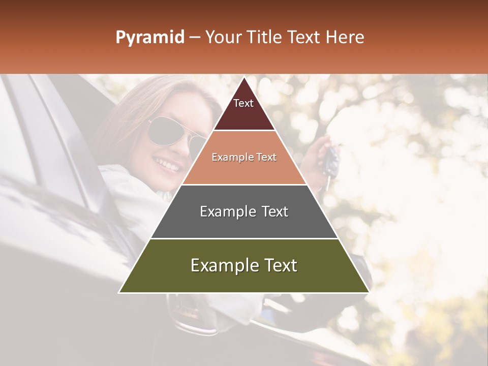 The Girl In The Car PowerPoint Template