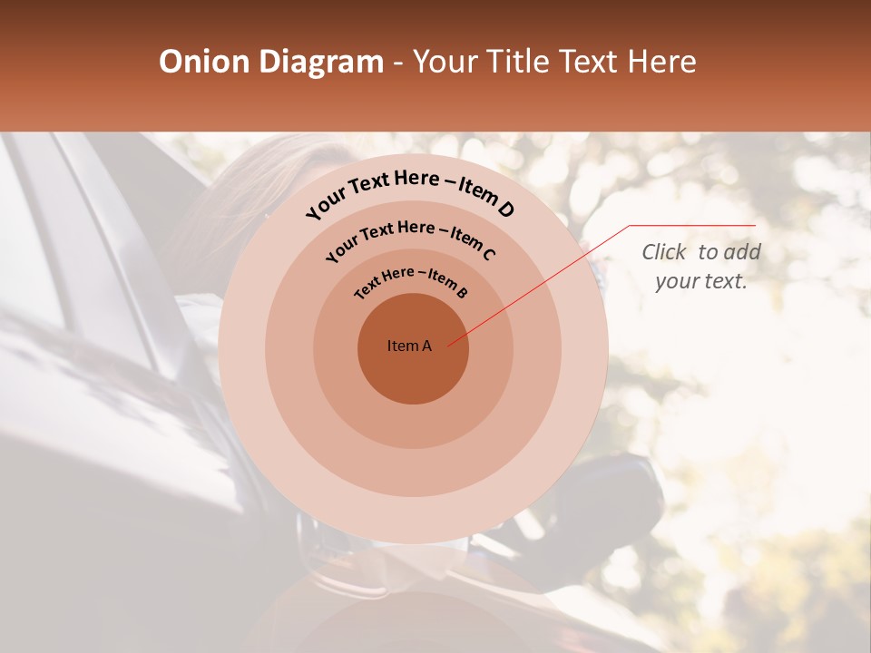 The Girl In The Car PowerPoint Template