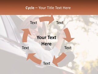 The Girl In The Car PowerPoint Template