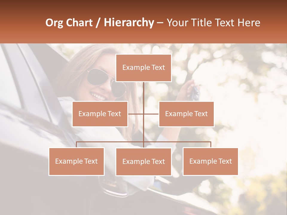 The Girl In The Car PowerPoint Template