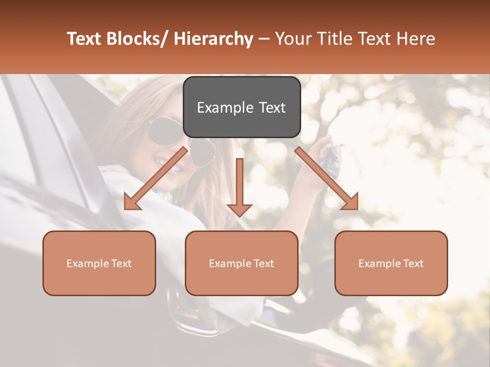 The Girl In The Car PowerPoint Template