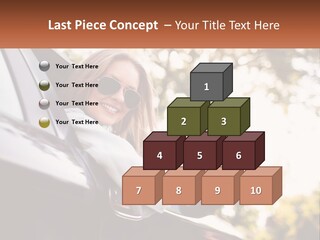 The Girl In The Car PowerPoint Template
