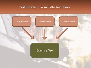 The Girl In The Car PowerPoint Template