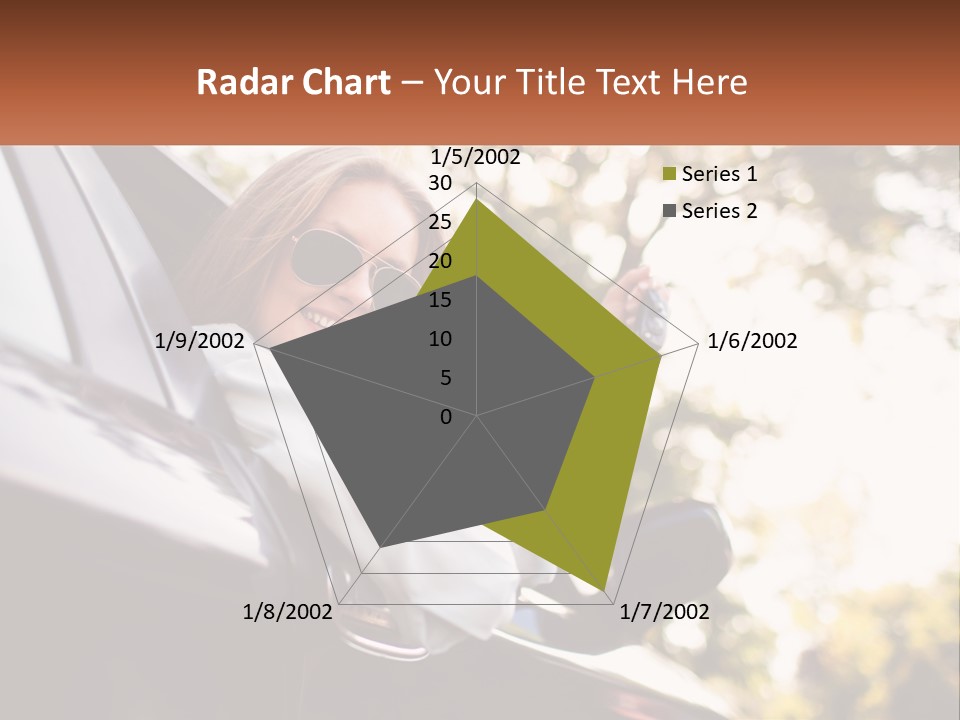 The Girl In The Car PowerPoint Template