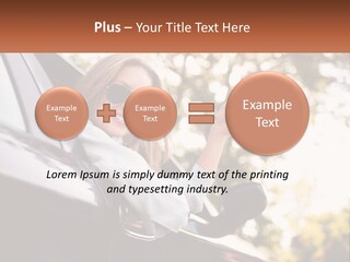 The Girl In The Car PowerPoint Template