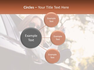 The Girl In The Car PowerPoint Template