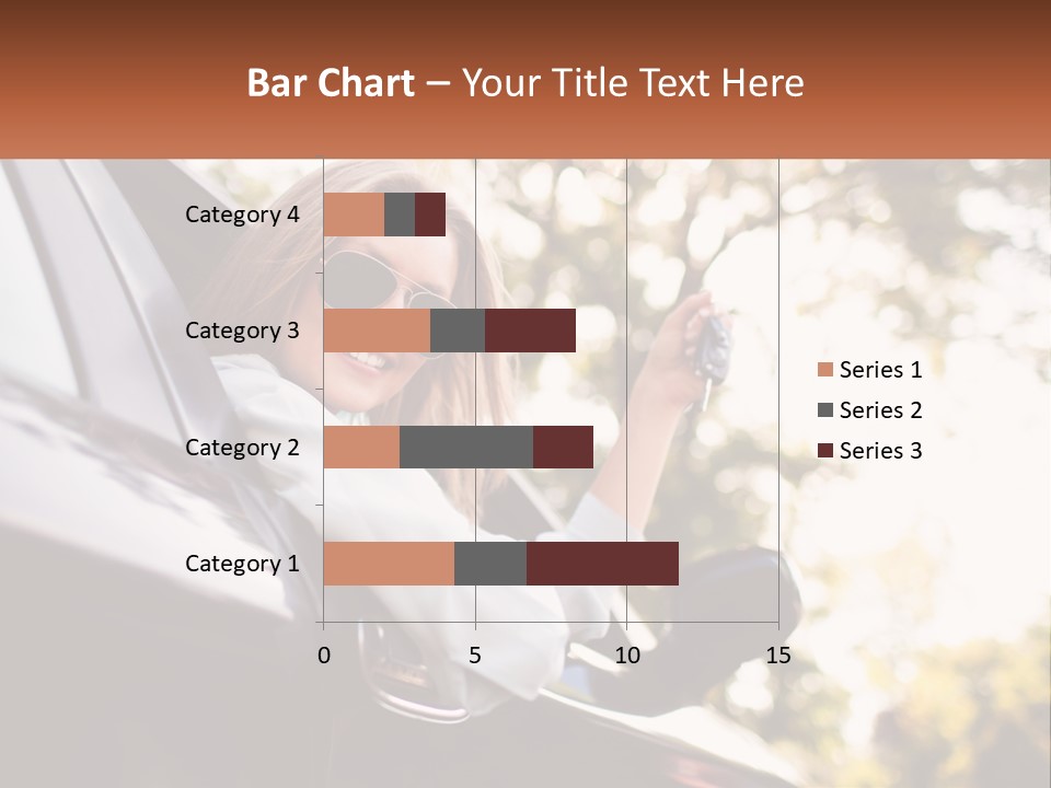 The Girl In The Car PowerPoint Template