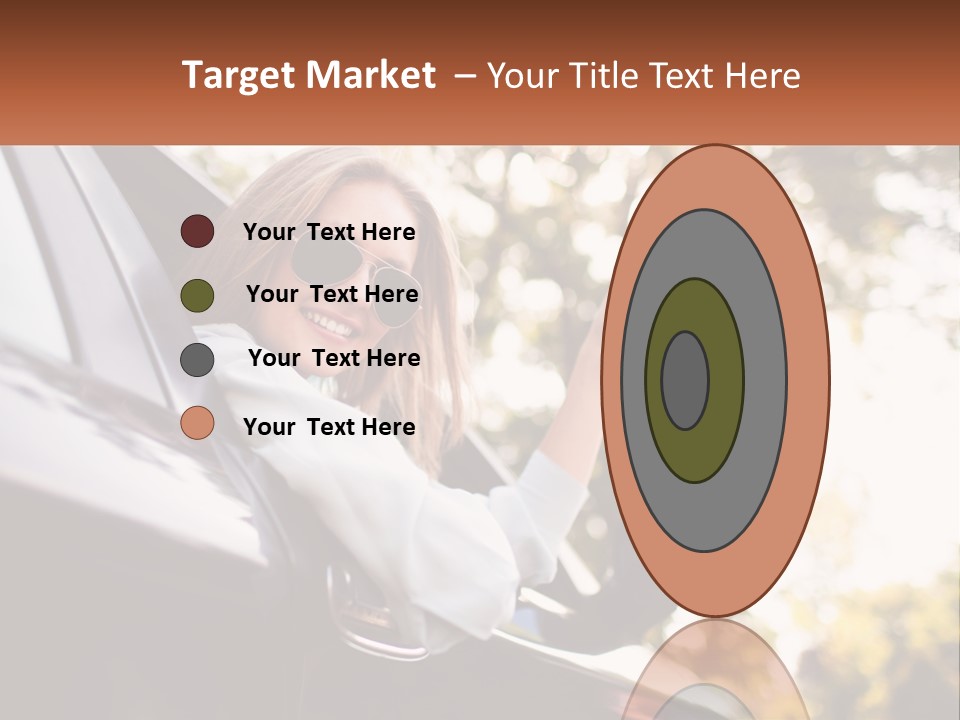 The Girl In The Car PowerPoint Template