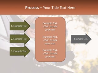 The Girl In The Car PowerPoint Template