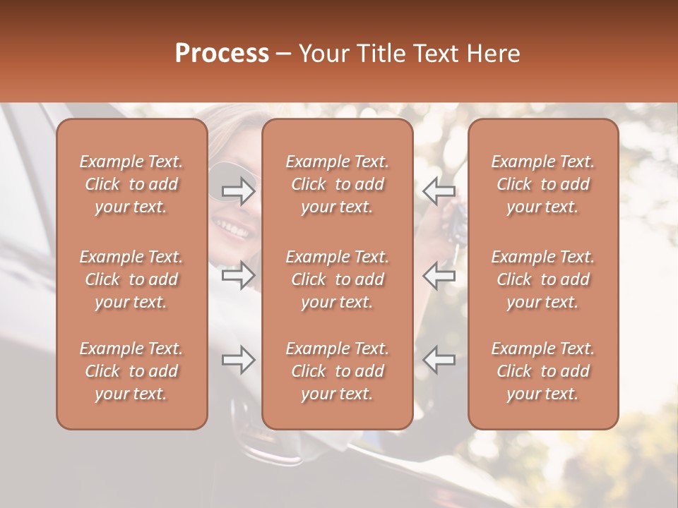 The Girl In The Car PowerPoint Template