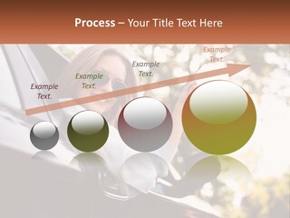 The Girl In The Car PowerPoint Template