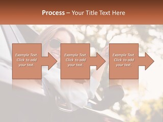 The Girl In The Car PowerPoint Template