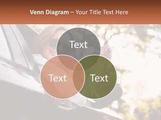 The Girl In The Car PowerPoint Template