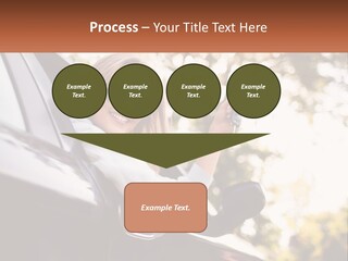 The Girl In The Car PowerPoint Template