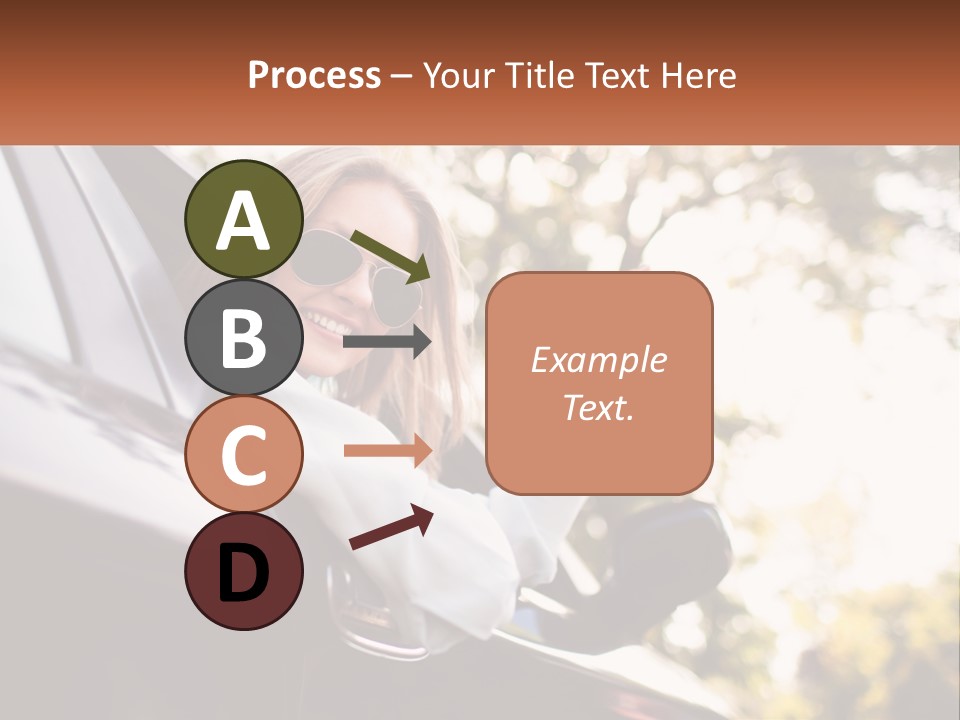 The Girl In The Car PowerPoint Template